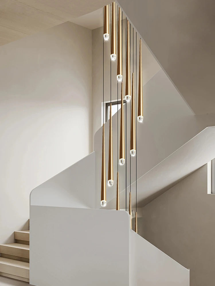 Clémence Modern High Ceiling Staircase Chandelier