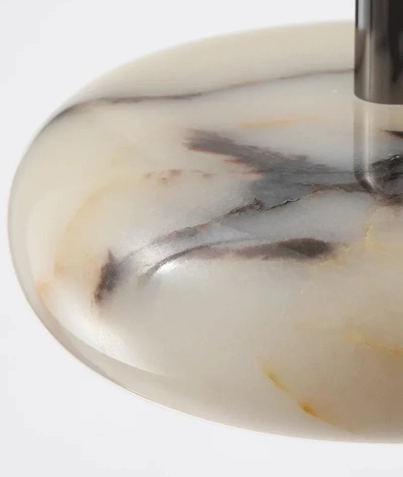 Élise Eclipse Mini Marble Disc Pendant Lamp