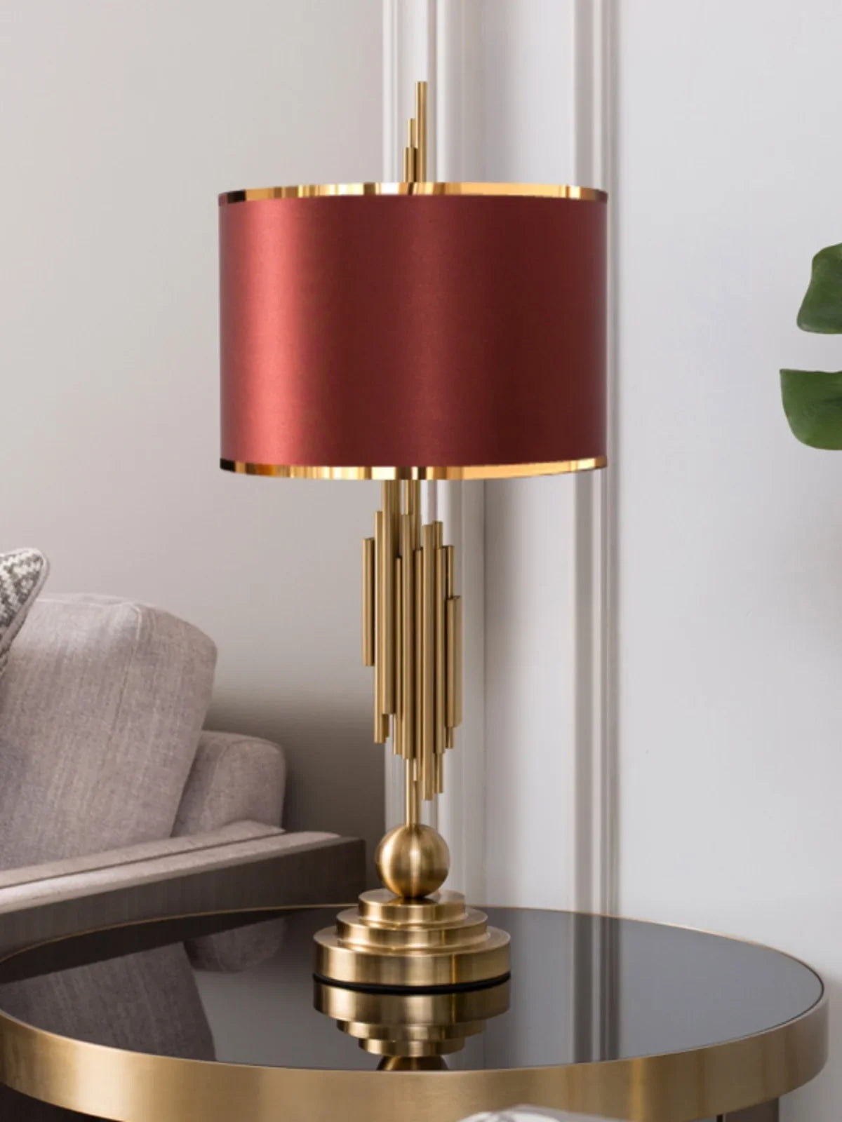 Montréal Luxe Brass Accent Table Lamp