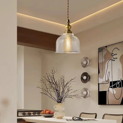 Léon Vintage Brass Mini Pendant Light