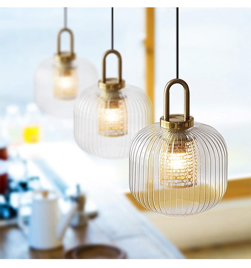 Amélie St Pauls Fluted Glass Pendant Light