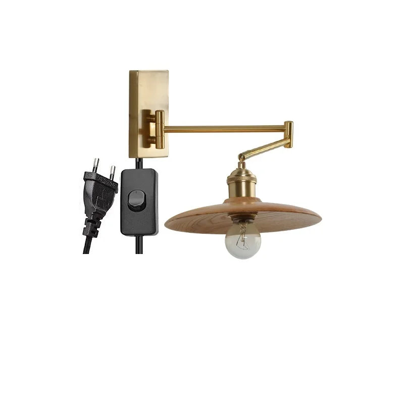 Madeleine Rotating Wall Lamp Pull Chain Switch