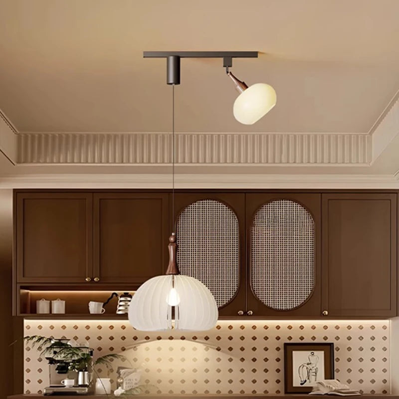 Émile Modern Frosted Glass Multi-Light Pendant Chandelier
