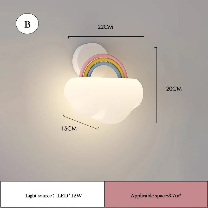 Sophie Cloud Little Ceiling Lamp Kids Nursery Bedroom Light