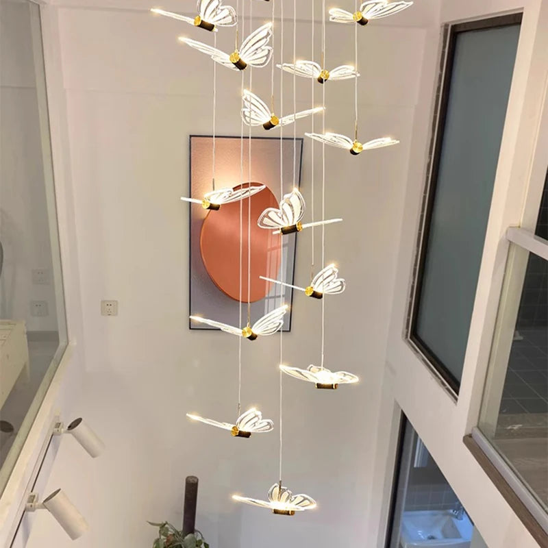 Camille Modern White Acrylic Cord Pendant Dining Room Ceiling Lamp
