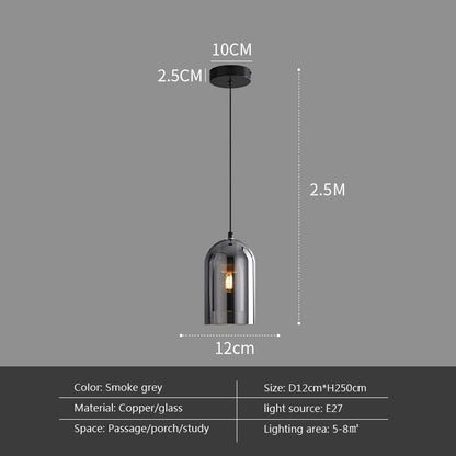 Amélie Aubre Scandinavian Glass Pendant Light