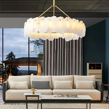 Sophie Alabaster Winged Ceiling Chandelier