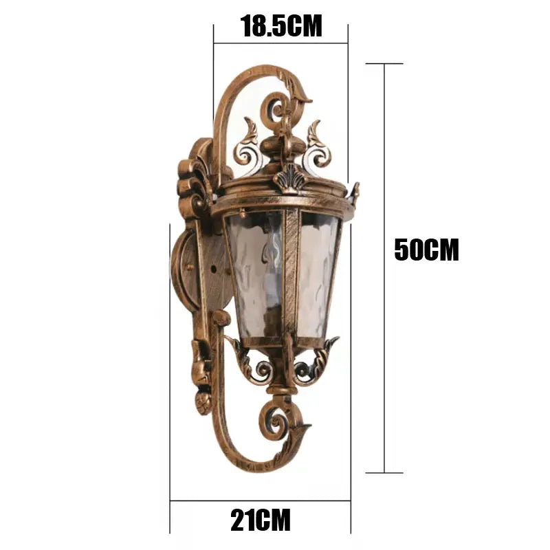 Élise Waterproof Outdoor Wall Lamp Courtyard Gate Light