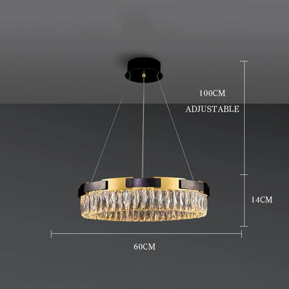 Camille Modern Crystal LED Chandelier Luxury Living Dining Bedroom Pendant Light