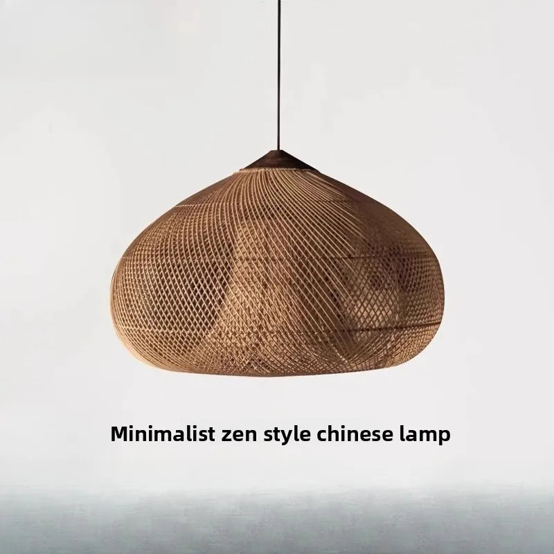 Sophie Wabi Sabi Rattan Pendant Lamp E27 Boho Dining Light