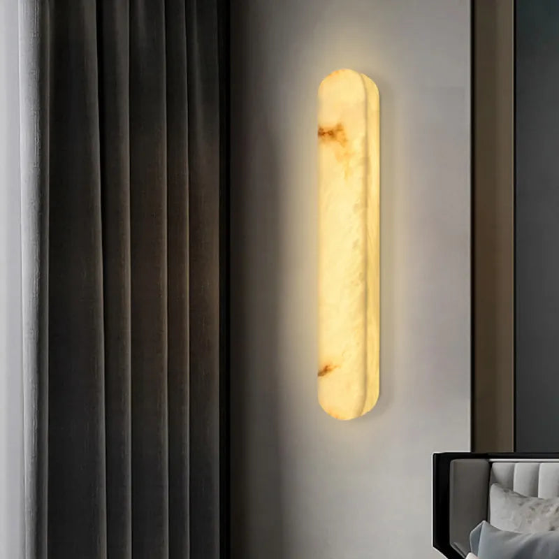 Émilie Marble Linear Wall Lamp Minimalist LED Sconce Light