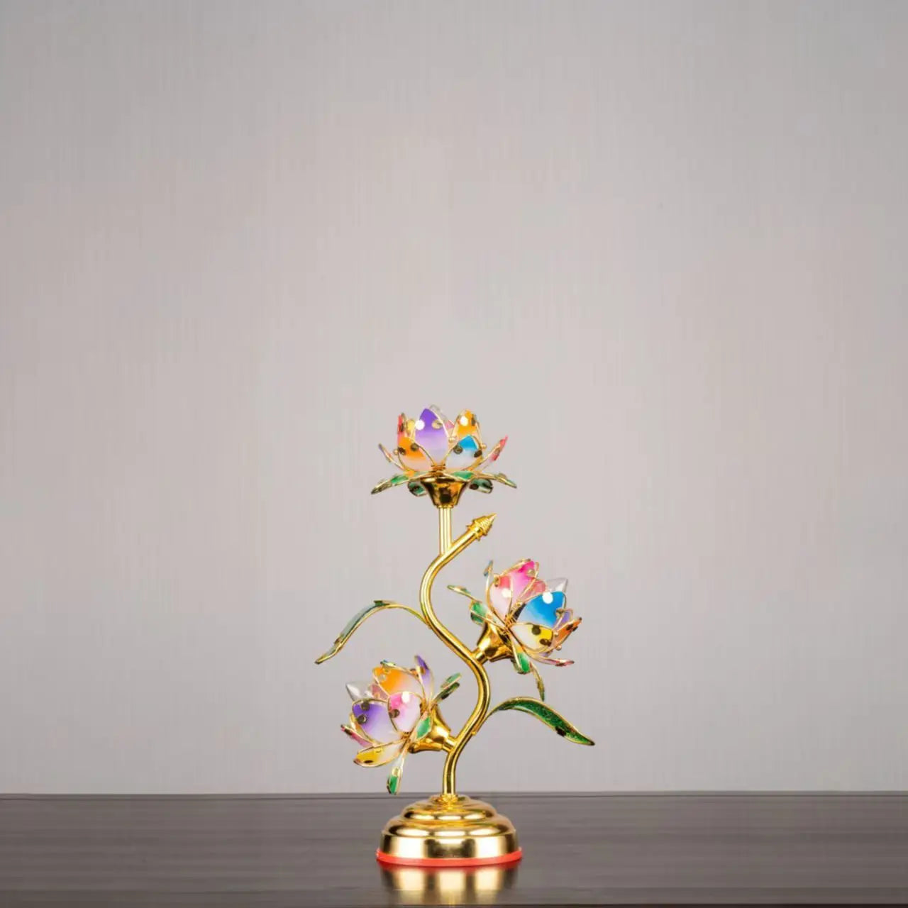 Camille Lotus Color Changing LED Silk Table Lamp E27