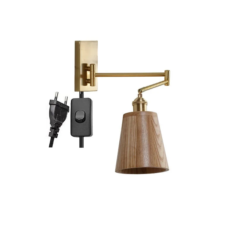 Madeleine Rotating Wall Lamp Pull Chain Switch