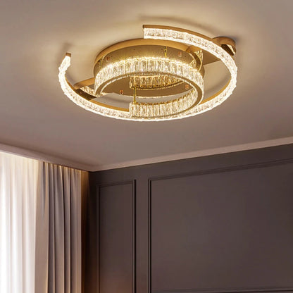 Modern LED Ceiling Light – Minimalist Acrylic Flush Mount for Bedroom & Living Room | Smart Dimmable Options