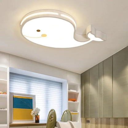 Sophie Modern Whale LED Ceiling Lamp Kids Room Creative Light
