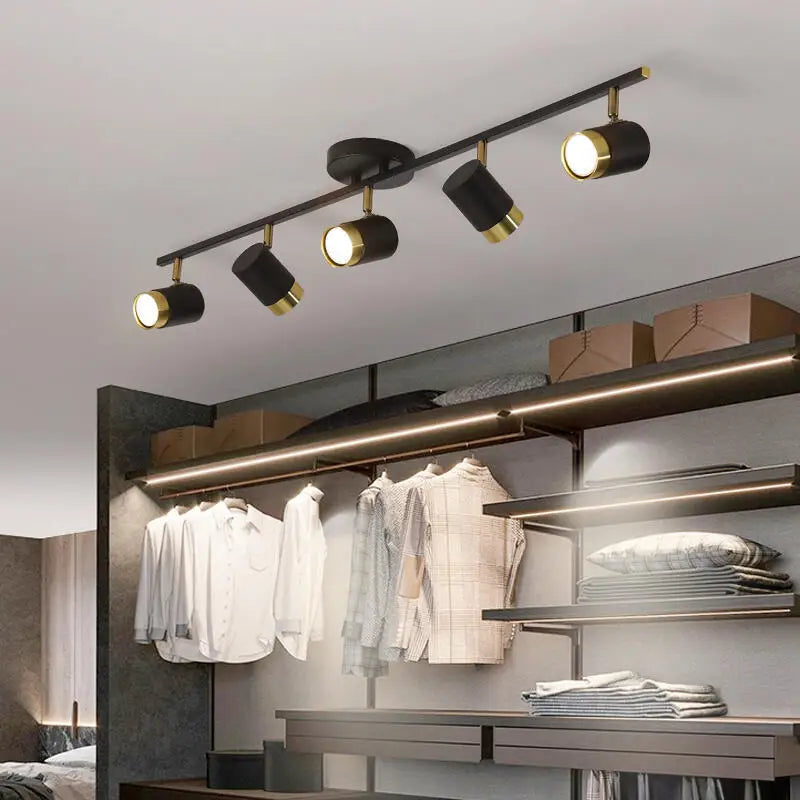 Élise Modern Black & White LED Ceiling Spotlight Lamp