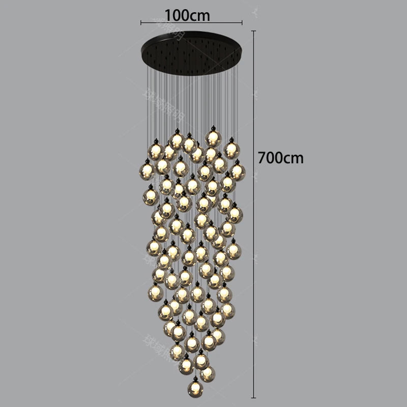 Sophie Luxury Crystal Multi-Head Pendant Chandelier