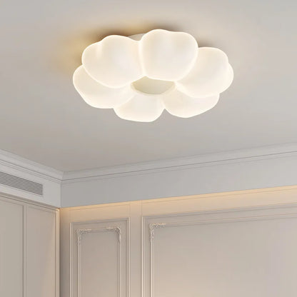Élodie Pink Flower LED Ceiling Light Princess Room Dimmable