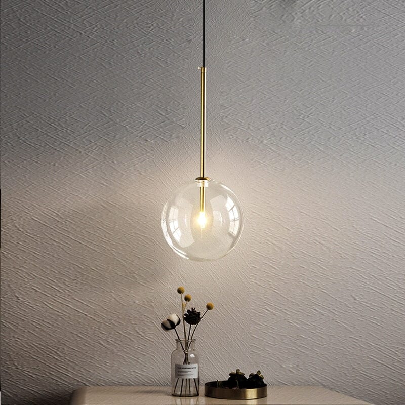 Elodie Scandinavian Glass Ball Pendant