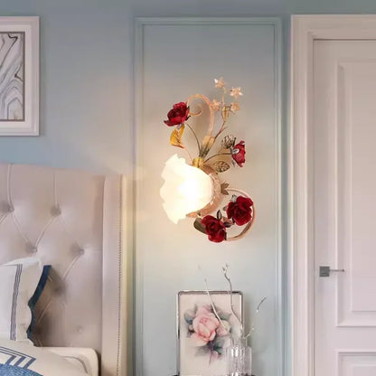 Amélie Nordic Flower Creative Semi-Flush Ceiling Light