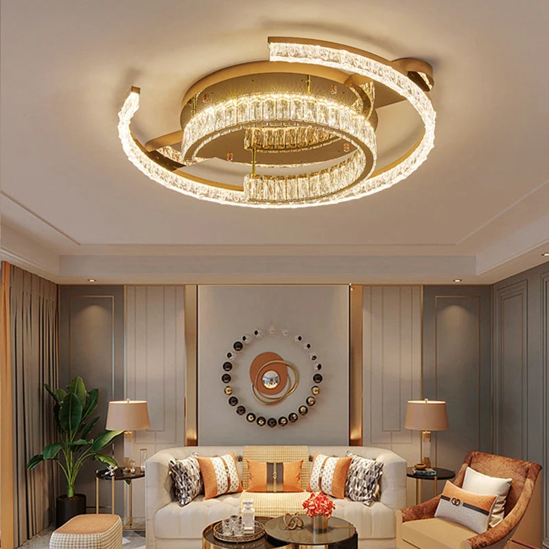Modern LED Ceiling Light – Minimalist Acrylic Flush Mount for Bedroom & Living Room | Smart Dimmable Options