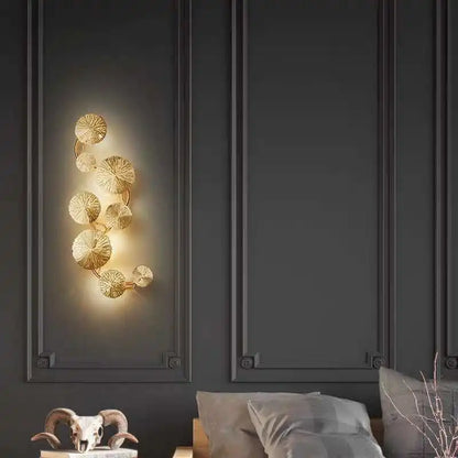 Océane Lotus Leaf Wall Lamp with Modern Artistic Design