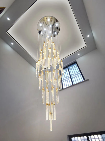 Élodie Crystal Staircase Pendant Chandelier