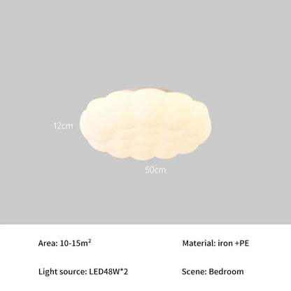 Amélie Bubble Cream LED Ceiling Light Full Spectrum Eye Care