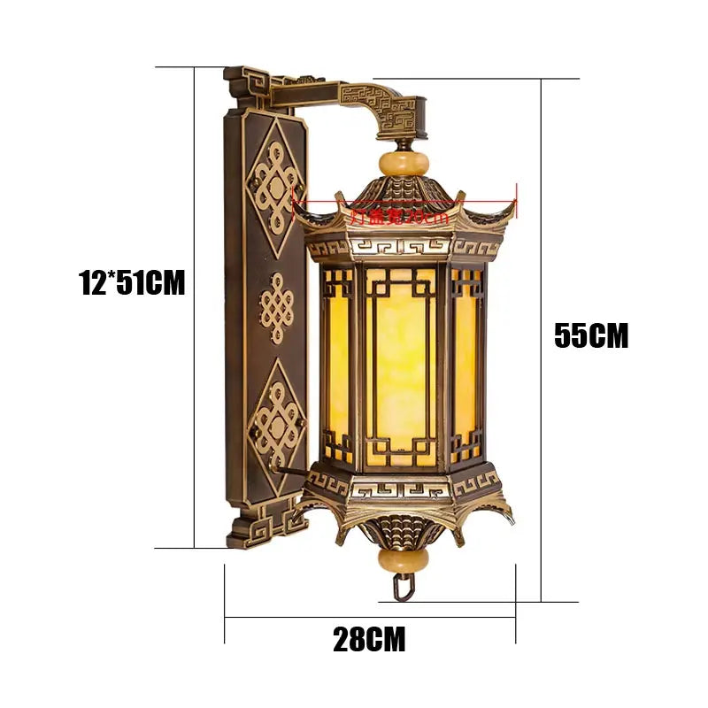 Camille Outdoor Waterproof Wall Lamp Retro Corridor Light