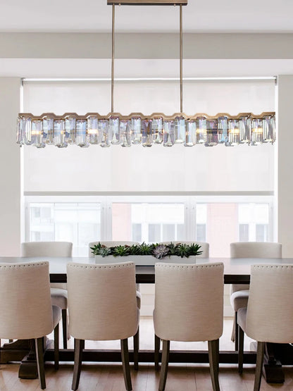 Sophie Luxury Italian Crystal Round Pendant Lamp Dining Living Foyer Decor