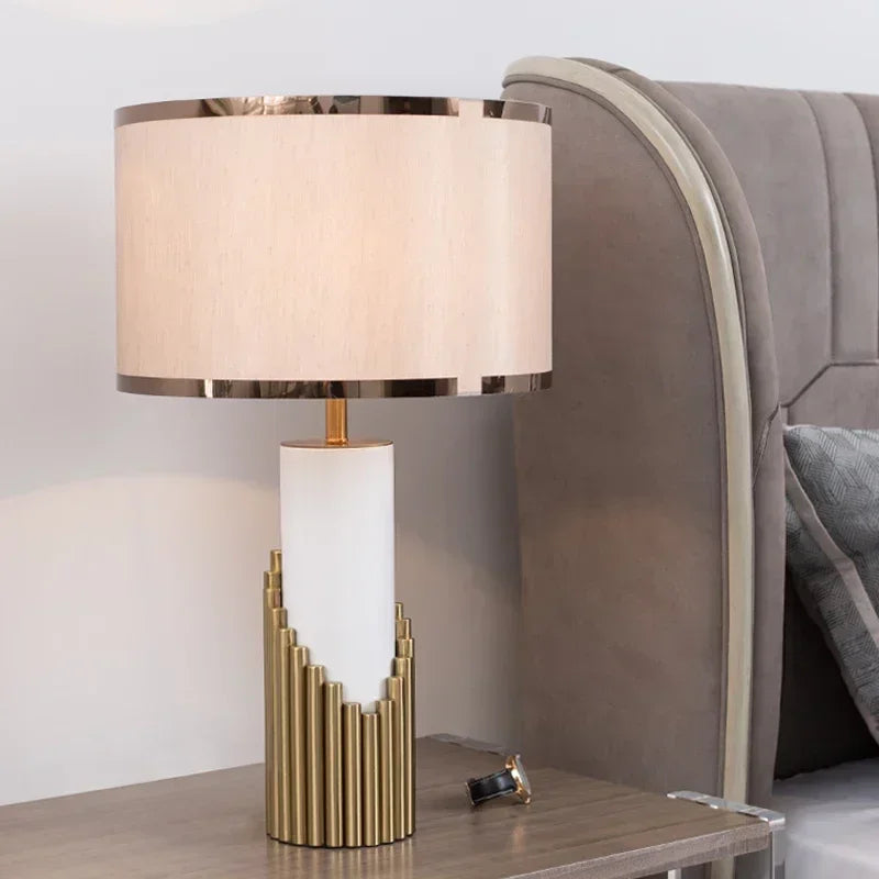 Aurelia Marble Accent Luxury Table Lamp