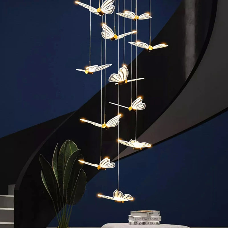 Camille Modern White Acrylic Cord Pendant Dining Room Ceiling Lamp