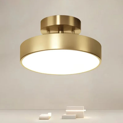 Aveline Brass LED Flush Mount Ceiling Light