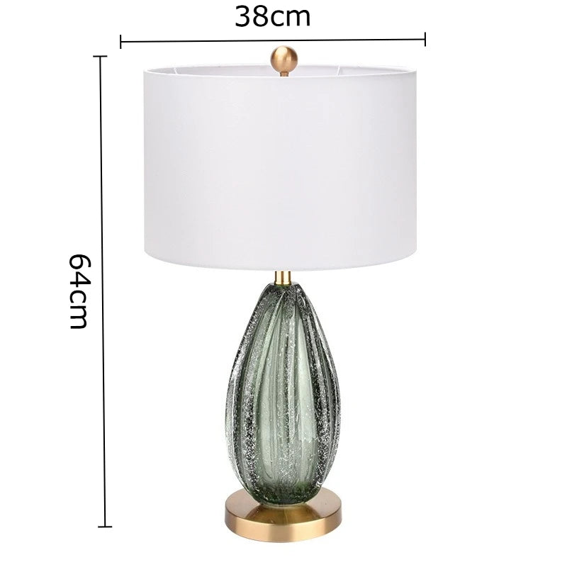 Celeste Crystal Glass Droplet Table Lamp