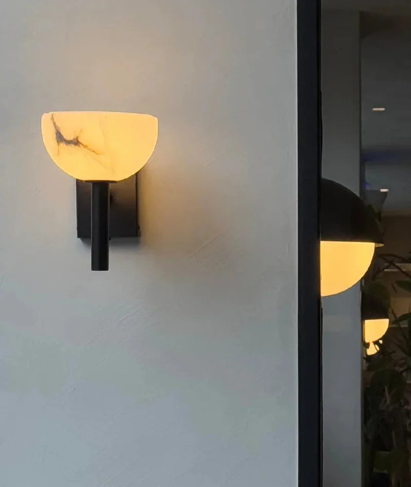 Camille Solace Glow Marble LED Wall Light