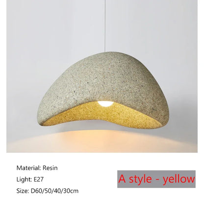 Sophie Wabi Sabi Resin Pendant Light Minimalist Ceiling Lamp