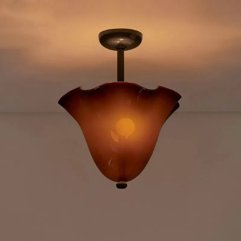 Geneviève Stained Glass Ceiling Light