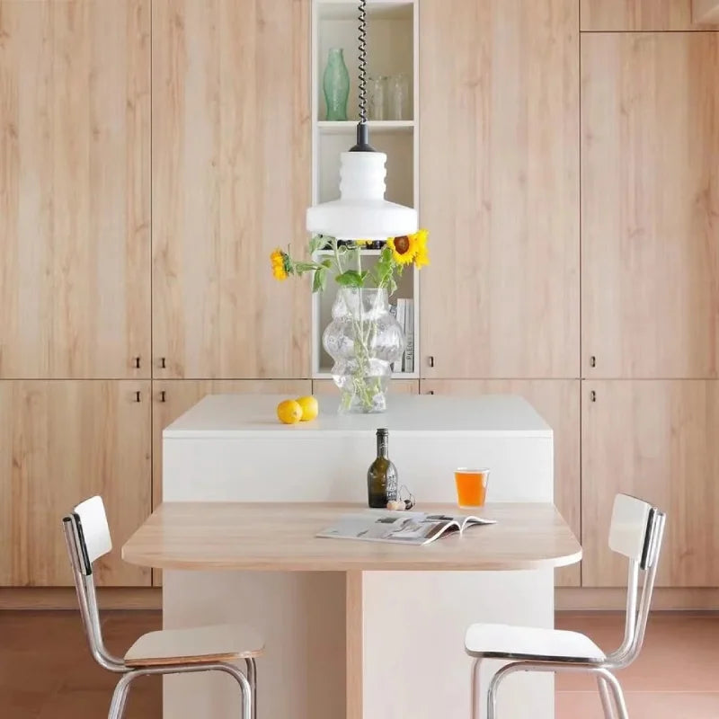 Chloé Chromatic Coil Glass Suspension Lamp