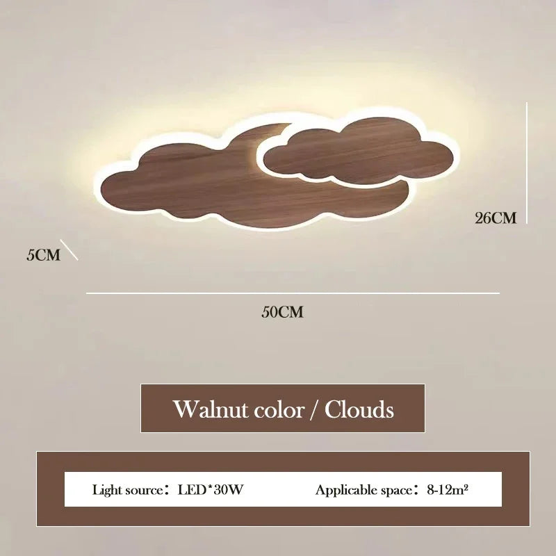 Élodie Creative Cloud LED Ceiling Light Kids Room Dimmable