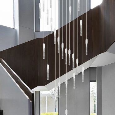 Amélie Crystal Ring Staircase Chandelier
