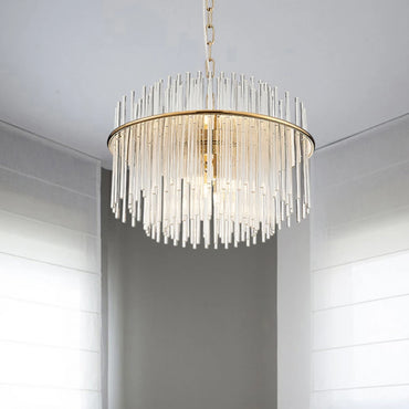Élise Nordic Glass Pendant Light G9 Modern Iron Ceiling Lamp