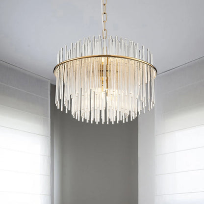 Élise Nordic Glass Pendant Light G9 Modern Iron Ceiling Lamp