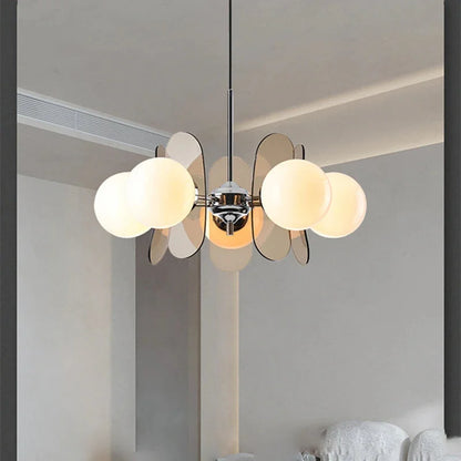 Élise Cosmo Bloom Mid-Century Glass Chandelier