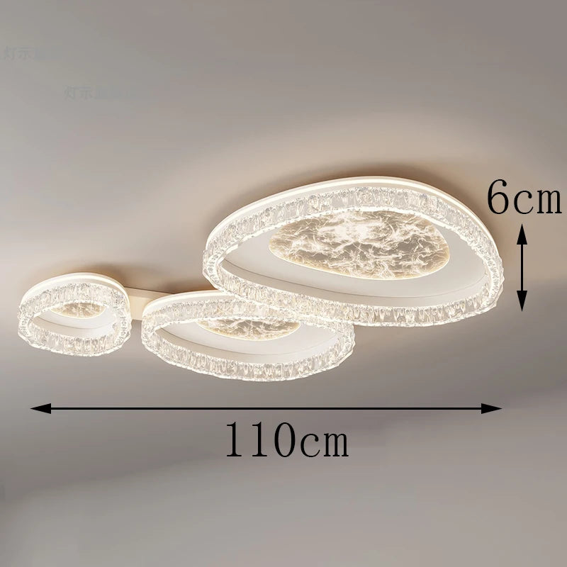 Nordic LED Ceiling Light – Modern Minimalist Flush Mount for Living Room & Bedroom