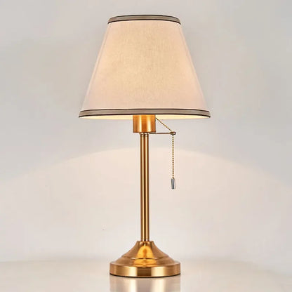 Sophie American Metal Fabric Bedside Table Lamp E27 Reading Light