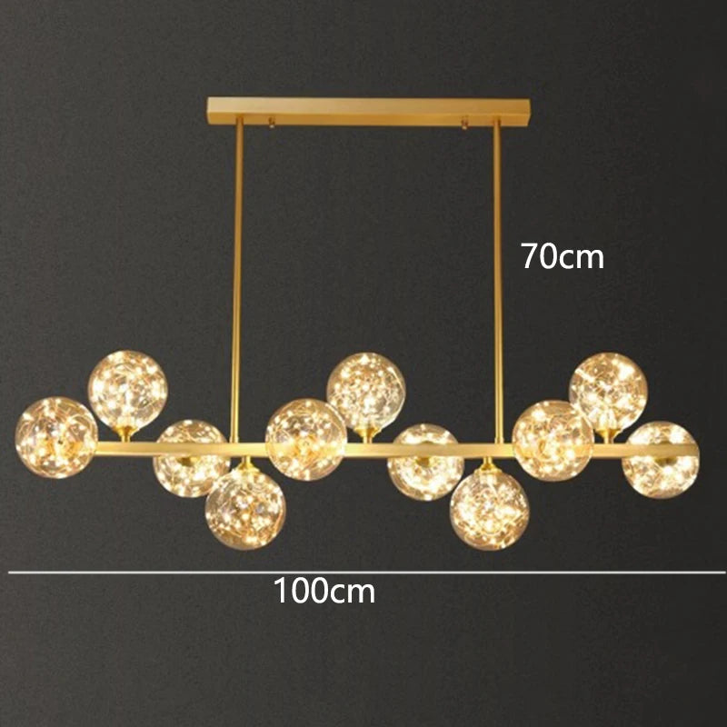Aurélie Modern LED Pendant Chandelier for Living & Dining Rooms