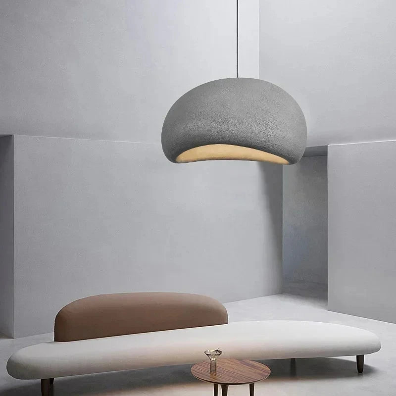 Sélène Wabi-Sabi Textured Dome Pendant Light