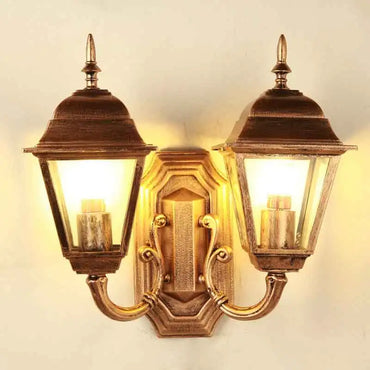 Camille Outdoor Dual Head Wall Light Modern Corridor Lamp