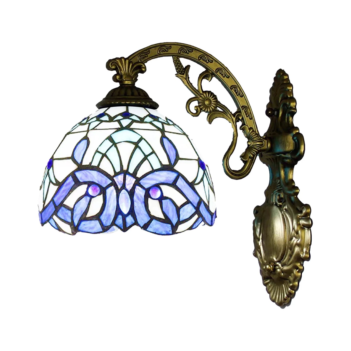 Margaux European Retro Stained Glass Wall Lamp