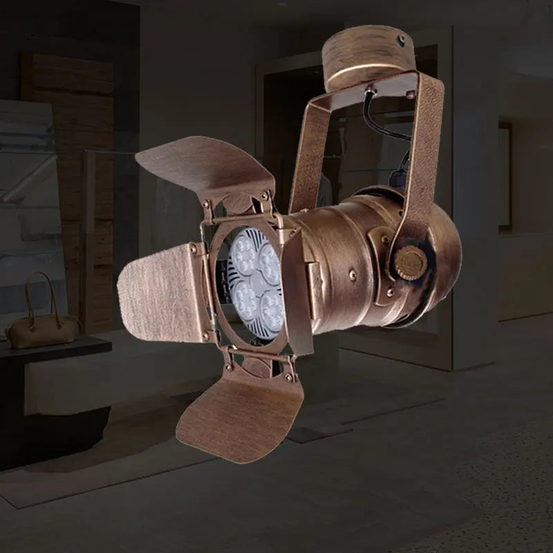Charlotte Industrial 4-Leaf Ceiling Light